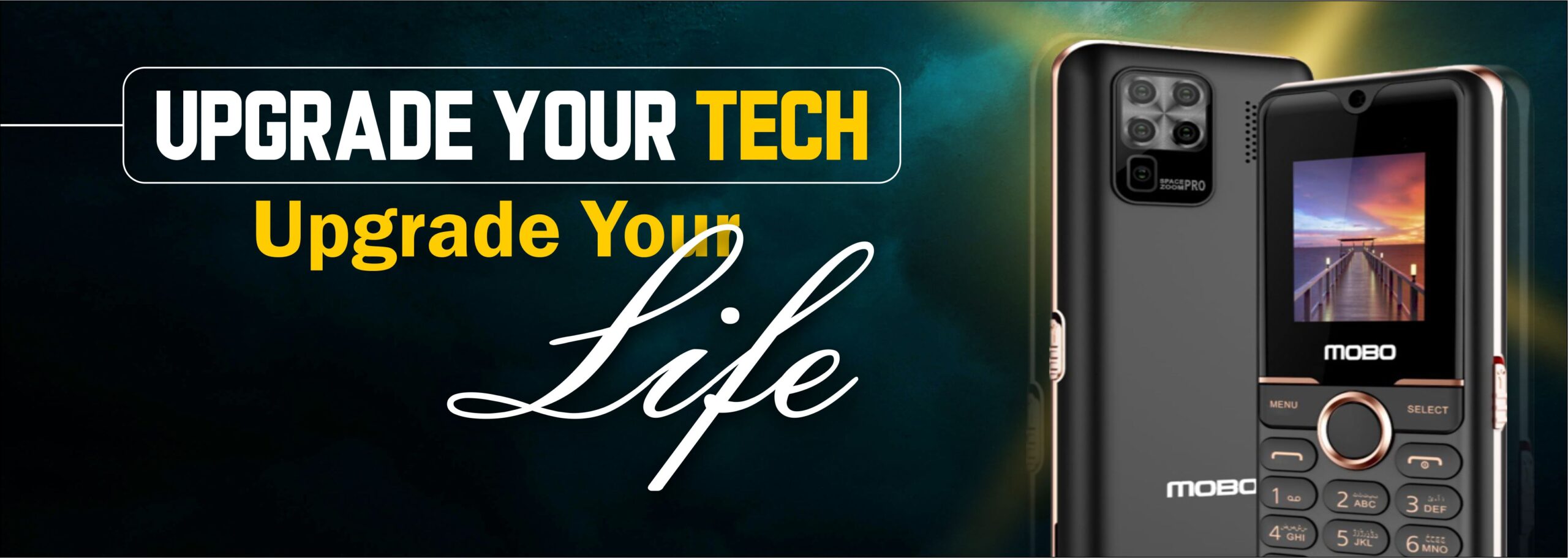 Mobile banner for website